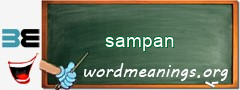 WordMeaning blackboard for sampan